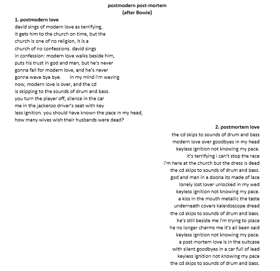 postmodern postmortum